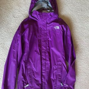North Face rain coat